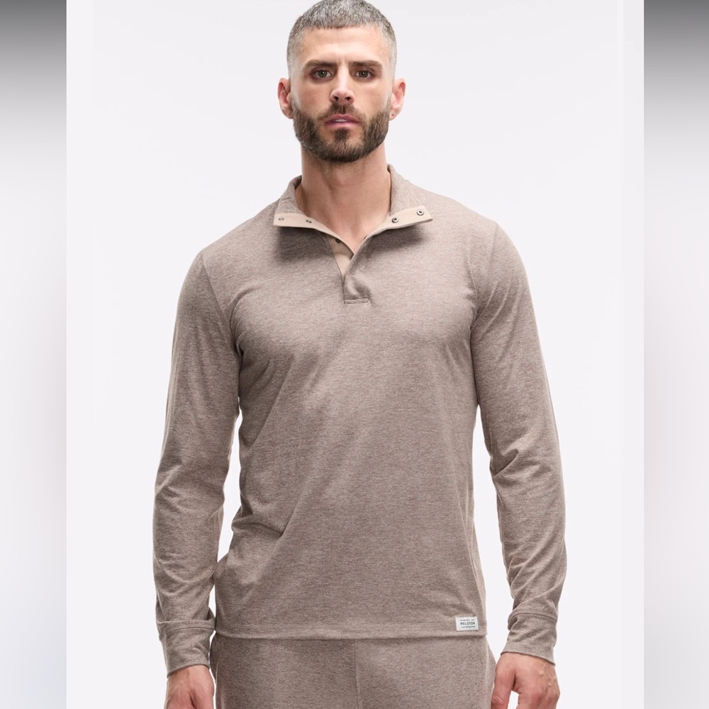 Peloton Dreamblend Snap Placket Pullover top